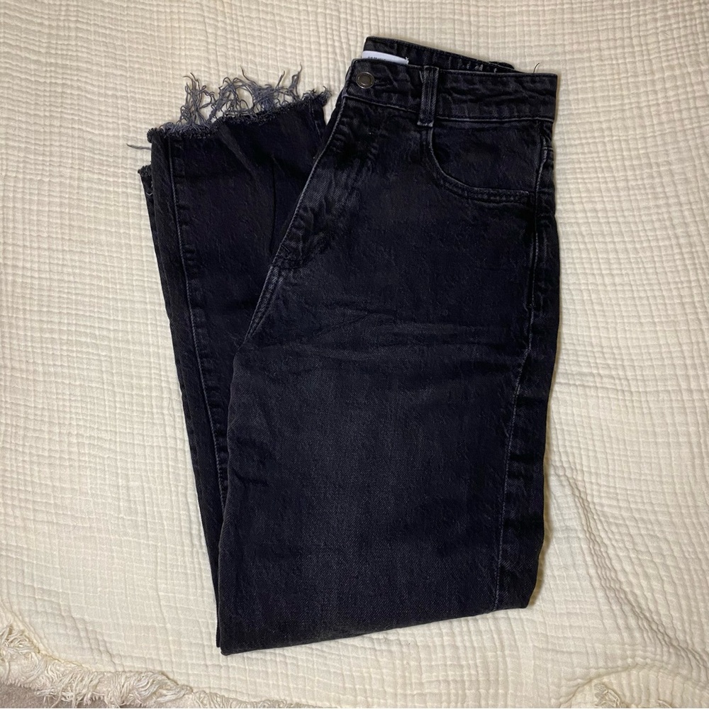 Zara loose fit high rise mom jean